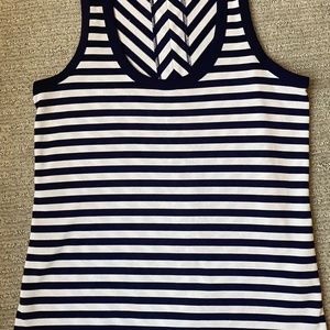 Banana Republic Striped Navy & White Tank - Small - Excellent Condition